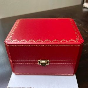 Cartier watch jewelry box, authentic, brand new